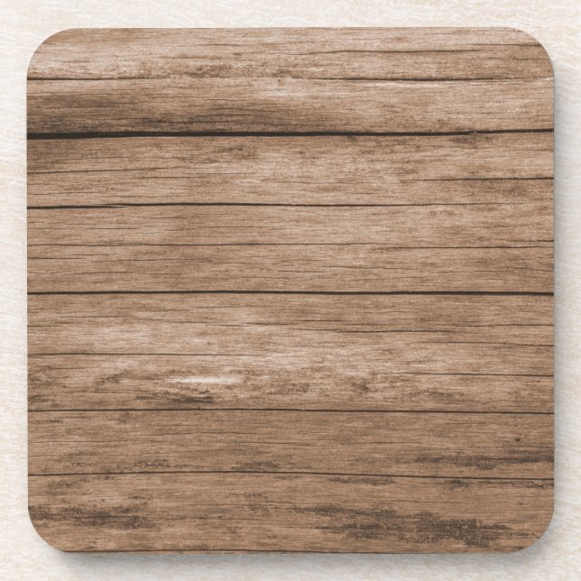 distressed wood coaster set (Front)