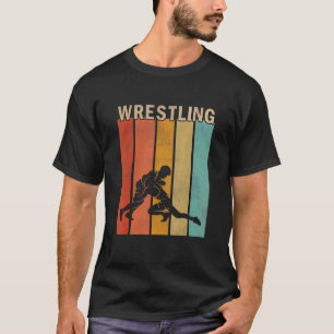 Distressed Wrestling Men Women Cute Wrestling Ret T-Shirt