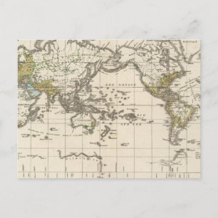 distribution of Indo Germanic people Postcard