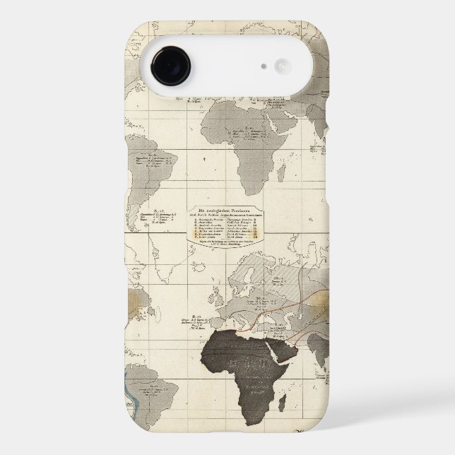 Distribution of rodents and animals Case-Mate iPhone case (Back)