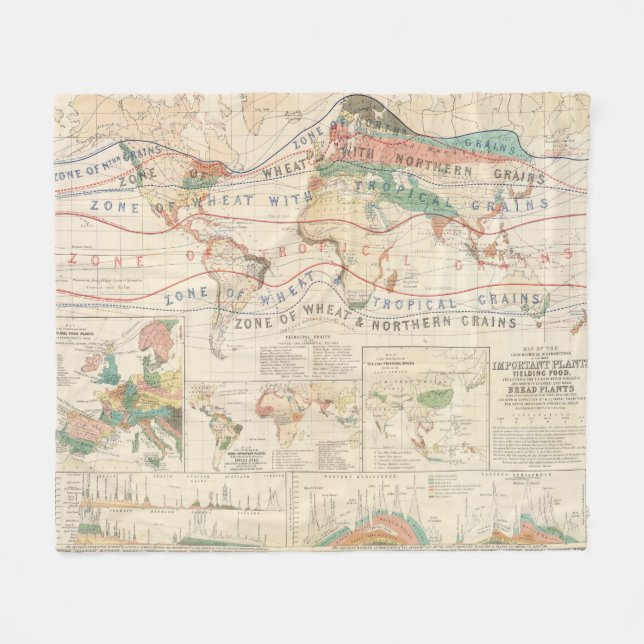 Distribution plants fleece blanket (Front (Horizontal))