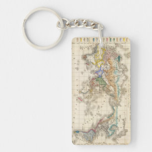Distribution primitive du genre humain key ring