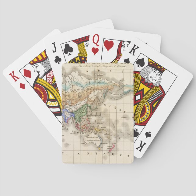 Distribution primitive du genre humain playing cards (Back)