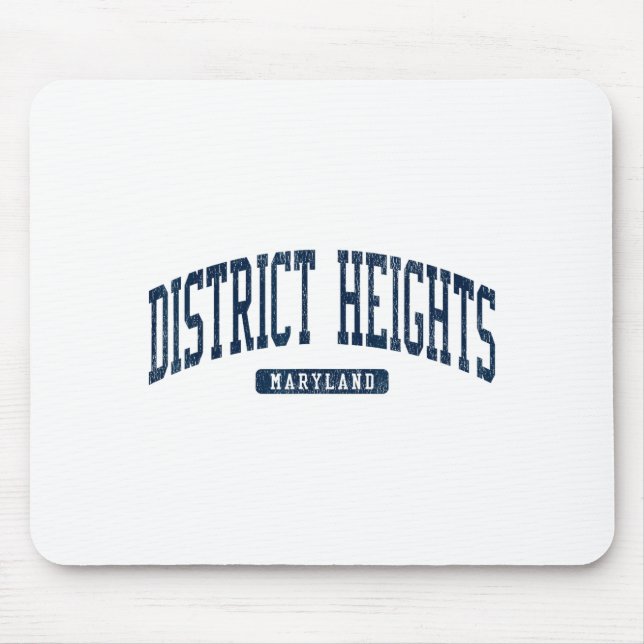 District Heights Maryland Md College University St Mouse Pad (Front)