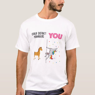District Manager Funny Unicorn T-Shirt