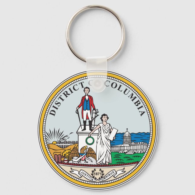 District of Columbia seal Key Ring (Front)