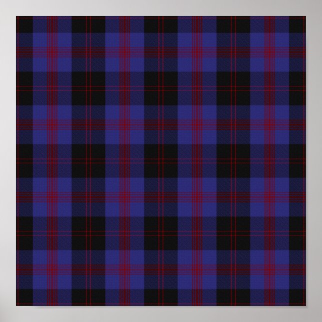 District Tartan - Angus - Digital Download Poster (Front)