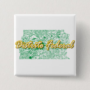 Distrito Federal 15 Cm Square Badge