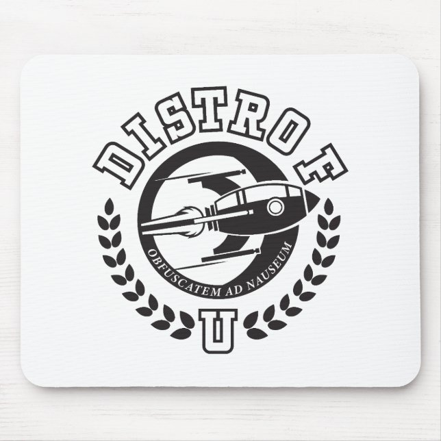 Distro Foxtrot University Mousepad (Front)
