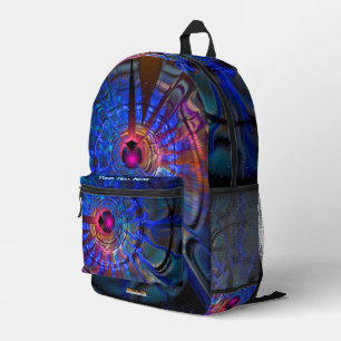 Disturbance Printed Backpack