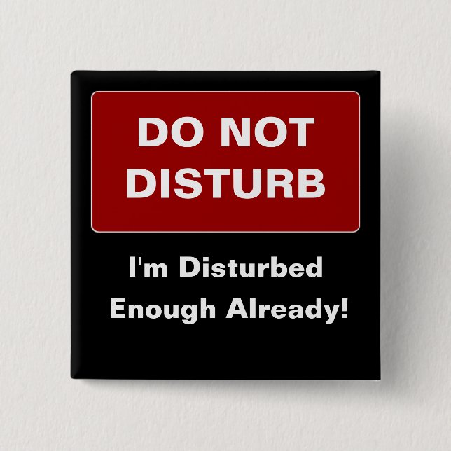 Disturbed 15 Cm Square Badge (Front)