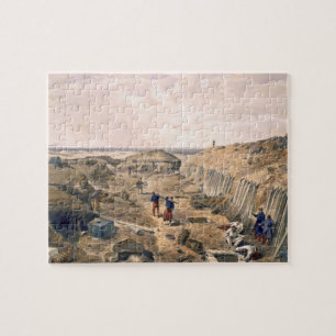 Ditch of the Bastion du Mat, plate from 'The Seat Jigsaw Puzzle