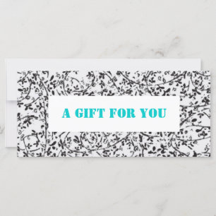 Ditsy2 gift certificate template
