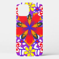 Ditsy cute floral seamless pattern in white, red a