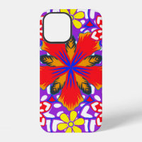 Ditsy cute floral seamless pattern in white, red a