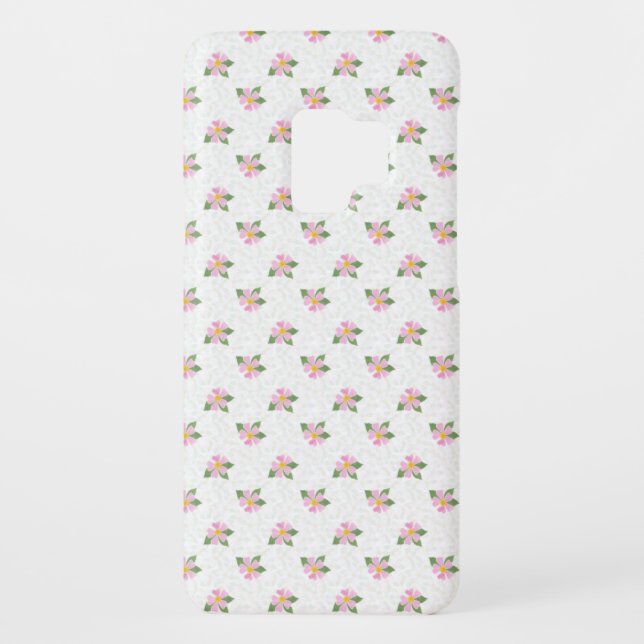 Ditsy Dog Rose Polka Style Droid RAZR  Case (Back)