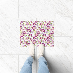 Ditsy floral doormat