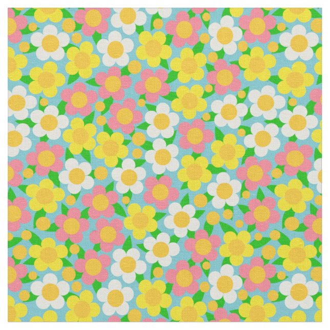 Ditsy Floral Fabric (Close Up)