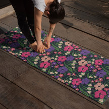 Ditsy Floral Yoga Mat | Stylish Pilates Mat