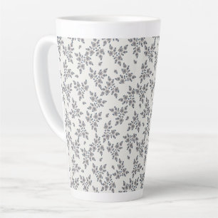 Ditsy Florals in Grey Latte Mug