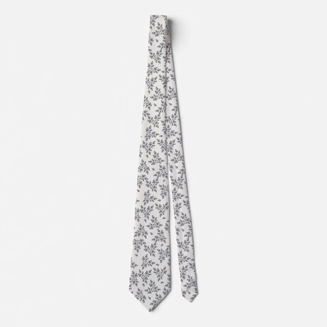 Ditsy Florals in Grey Tie (Front)