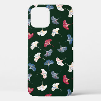 Ditsy Ginkgo: Dark Autumn Seamless. iPhone 12 Case