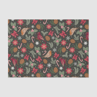 Ditsy Natural Christmas Tissue Paper