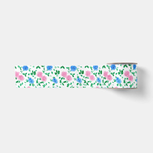 Ditsy Preppy Grandmillenial Roses Spring Satin Ribbon