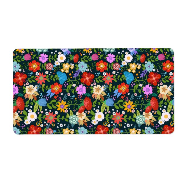 Ditsy seamless Flowers Pattern-13554 (Front)