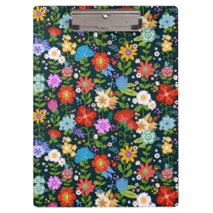 Ditsy seamless Flowers Pattern-13554 Clipboard