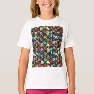 Ditsy seamless Flowers Pattern-13554 T-Shirt