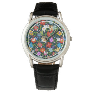 Ditsy seamless Flowers Pattern-13554 Watch