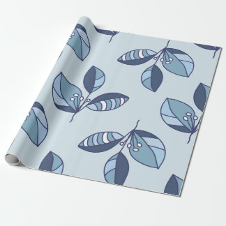 Ditsy Snowflake pattern backgrounds textures Wrapping Paper