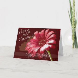 Diva' 40th Birthday Card for Baby Boomer Women