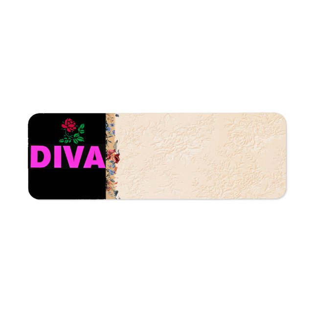 Diva Address Label (Front)
