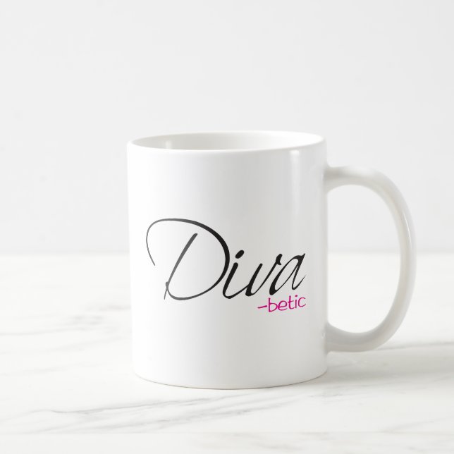 Diva-betic Coffee Mug (Right)