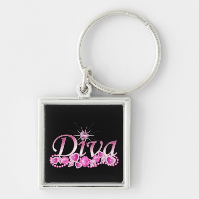Diva Bling Key Ring (Front)