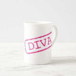 "DIVA" BONE CHINA MUG