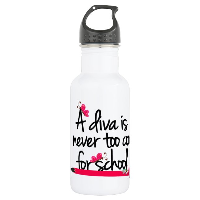 DIVA Bottle-works 32 oz 532 Ml Water Bottle (Front)