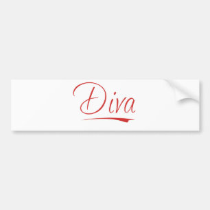 diva bumper sticker