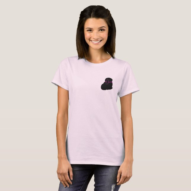 Diva bunny with sparkle T-Shirt (Front Full)