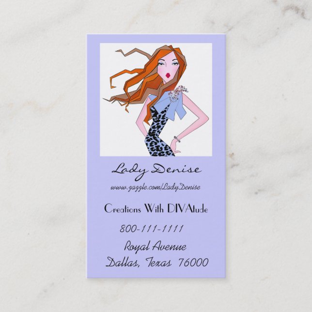 Diva Business Cards (Front)