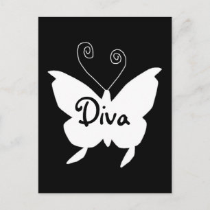 Diva Butterfly I Postcard