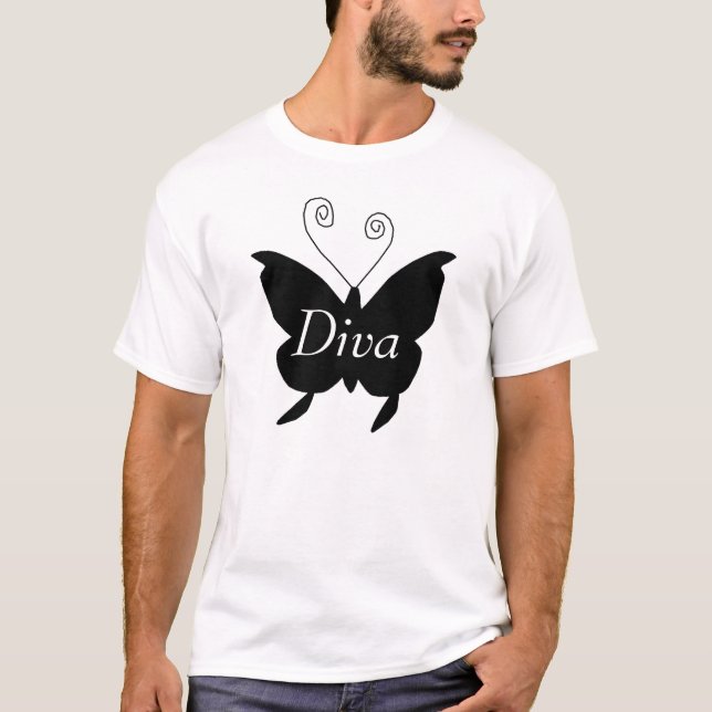 Diva Butterfly T-Shirt (Front)