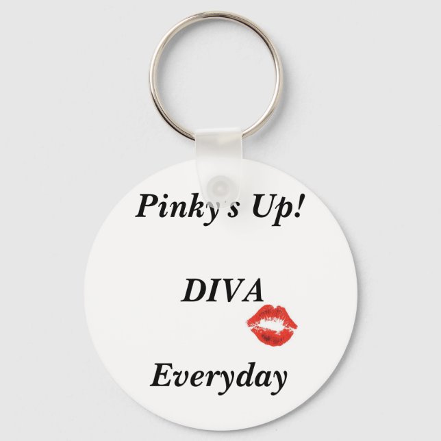 Diva button key ring (Front)