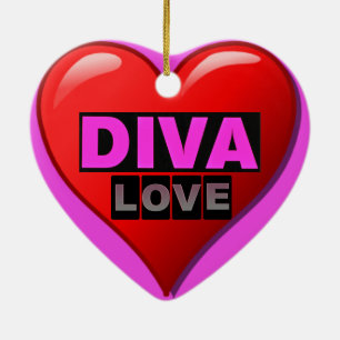 Diva Ceramic Tree Decoration