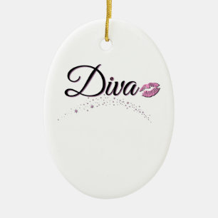 Diva Ceramic Tree Decoration