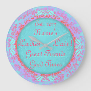 Diva Den, Ladies Lair! Gift for Mum or Wife! Large Clock