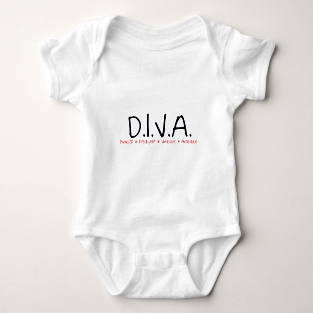 DIVA Divorced Woman T-Shirt (Front)