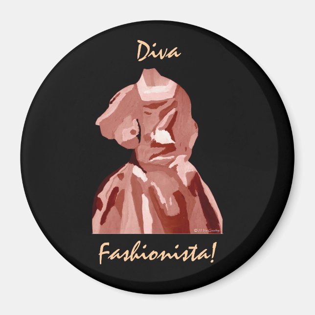 Diva Fashionista In Neutral Magnet (Front)